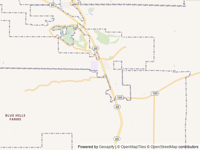 Map of Whistlestop Luxury RV Park location at Dewey, AZ, United States