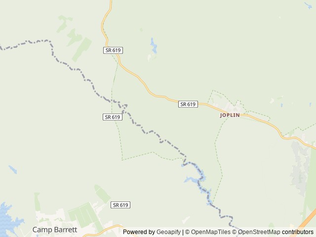 Map of Chopawamsic Backcountry Camping Permits location at Triangle, VA, United States