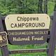 Chippewa campground sign