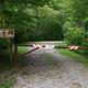 Gate at campground entrance