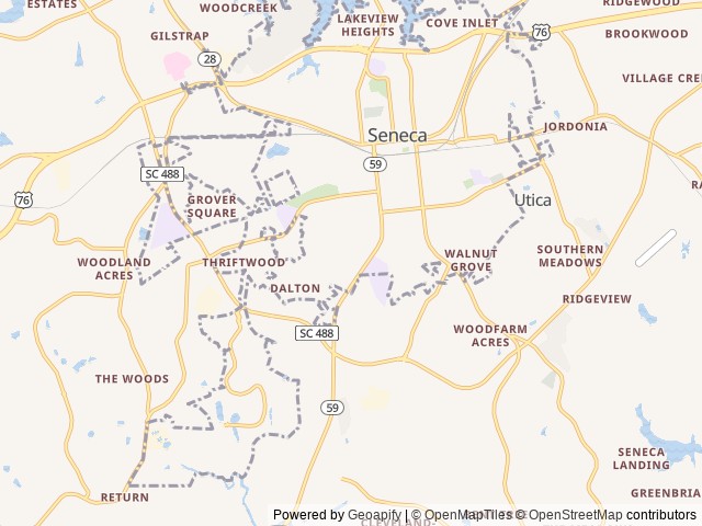 Map for 2016 Fleetwood RV Storm 32H near Seneca, TN