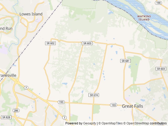 Map for DELIVERY: 2019 Bounder - 2FB - 3 Bunks - Washer near Great Falls, VA