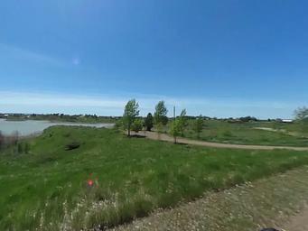A view of Campsite 8 from the road.