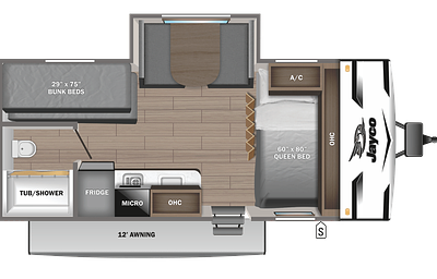 JAY FLIGHT w/ Queen Bed, Bunks, Slide-Out & Solar