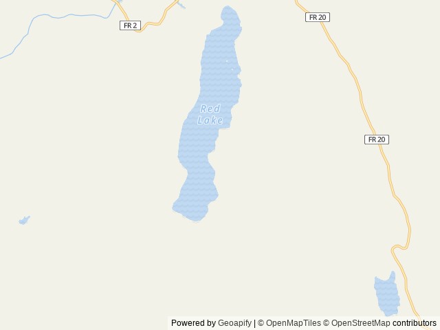Map of Red Bay Lake Cabin location at Thorne Bay, AK, United States