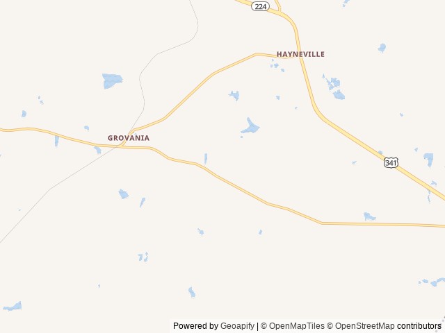 Map for 2022 Forest River 34 BHTS Travel Trailer near Hawkinsville, GA