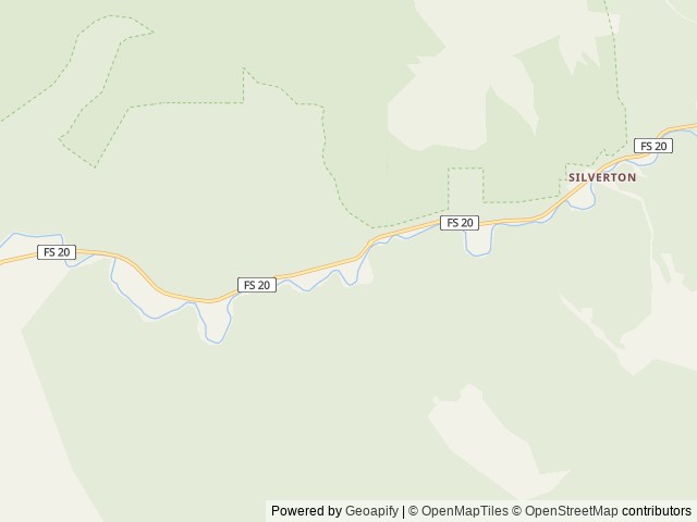 Map of Marten Creek Group Camp location at Granite Falls, WA, United States
