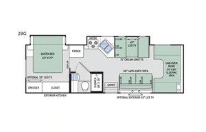 2017 Thor Motor Coach Chateau 29G HAL1830