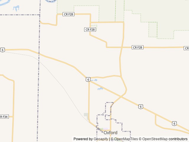 Map for 2021 Heartland Torque T314 near Oxford, IA