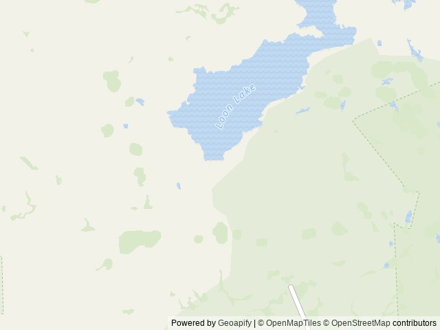 Map of Loon Lake Chalet location at Camino, CA, United States