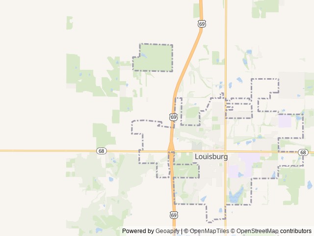 Map for 2020 Reflection 31MB near Louisburg, MO