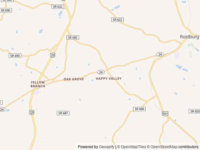 Map for 2022 Solitude 378MBS near Rustburg, NC