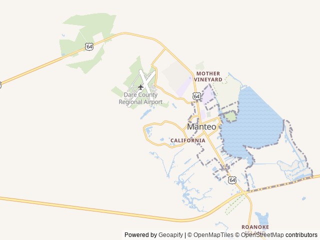 Map for Thor Motor Coach Freedom Traveler A30 near Manteo, VA