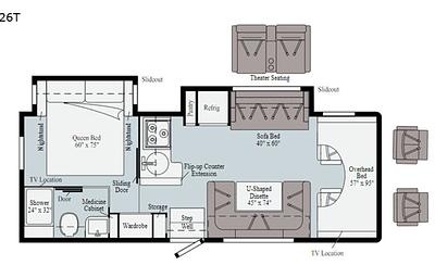 2021 Winnebago Spirit 26T couple & small family