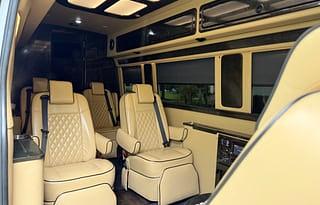 Luxury Mercedes Coach | Massage Chairs & Bathroom