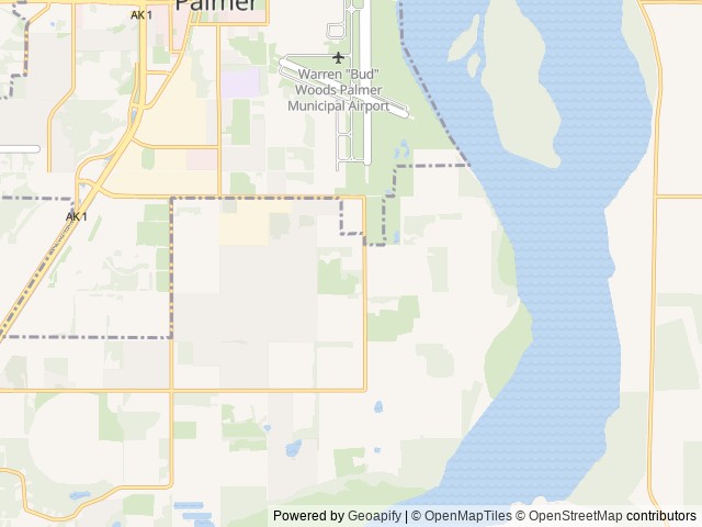Map of The Springer RV & Campground location at Palmer, AK, United States