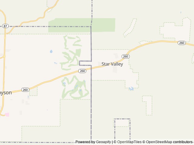 Map for 2022 Grand Design Imagine 2800BH Delivery Only near Star Valley, AZ