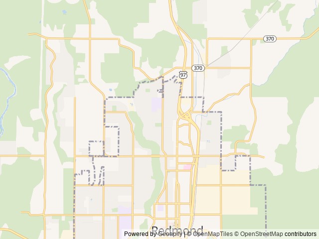 Map for NEVER FEEL COOPED UP!! near Redmond, OR