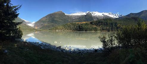 View of Mount Ernest Gruening from front porch