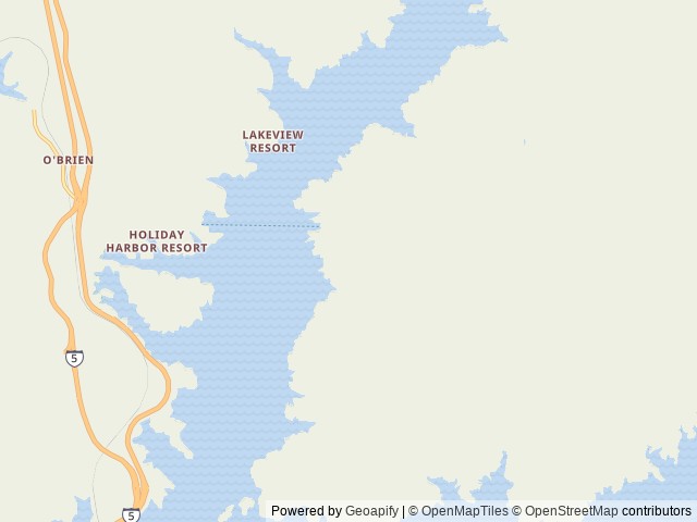 Map of Bailey Cove location at Lakehead, CA, United States