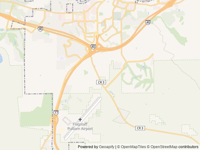 Map for 2018 5th Wheel Genesis Supreme 32 CR ToyHauler near Flagstaff, AZ