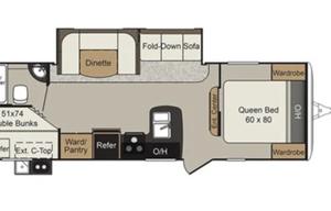 Family Friendly Kid Approved Bunk House Camper