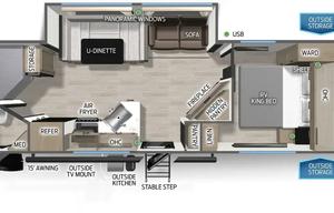 Mav's 2026 Cherokee Grey Wolf 26KF Bunkbeds
