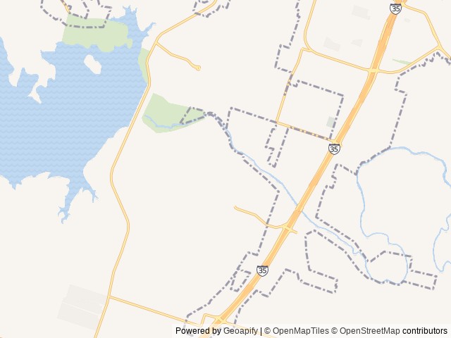 Map of Camp Tahuaya location at Granger, TX, United States