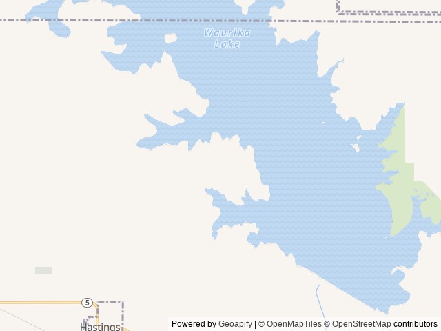 Map of Kiowa Park I location at Waurika, OK, United States