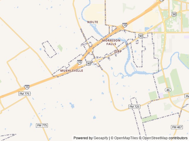 Map of Patriot RV Park-Seguin location at Seguin, TX, United States