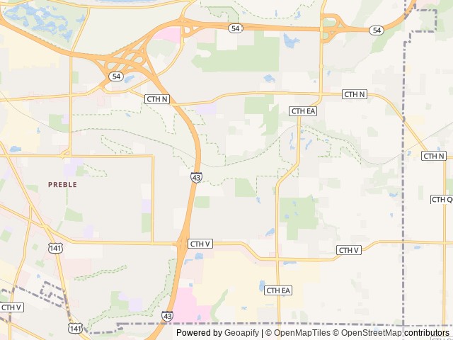 Map for 2021 Heartland Northtrail Ultralight 24BHS near Green Bay, WI