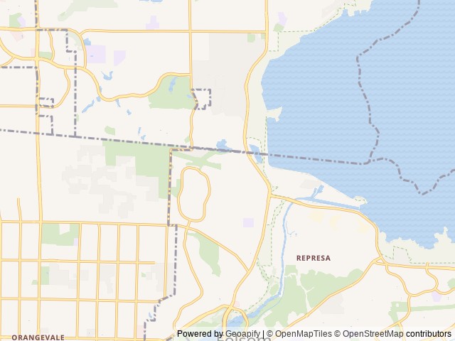 Map for Arctic Fox 25R near Folsom, CA