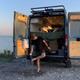 Off grid campervan with TV & ROOFTOP DECK
