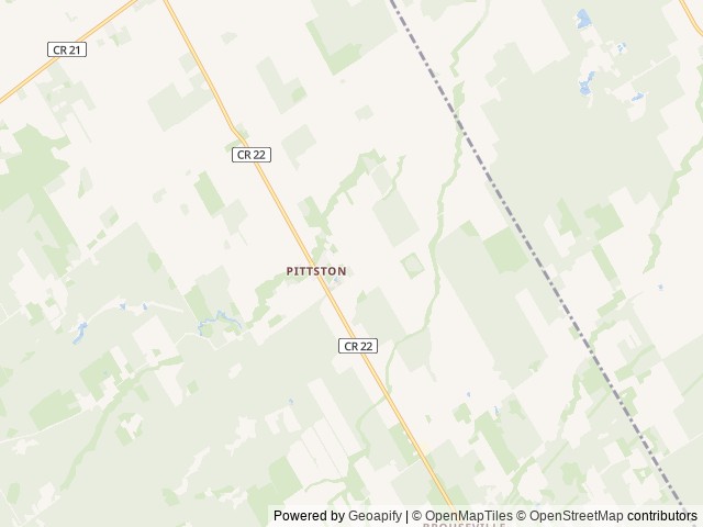Map of Cardinal / Ottawa South KOA Holiday location at Cardinal, ON, Canada