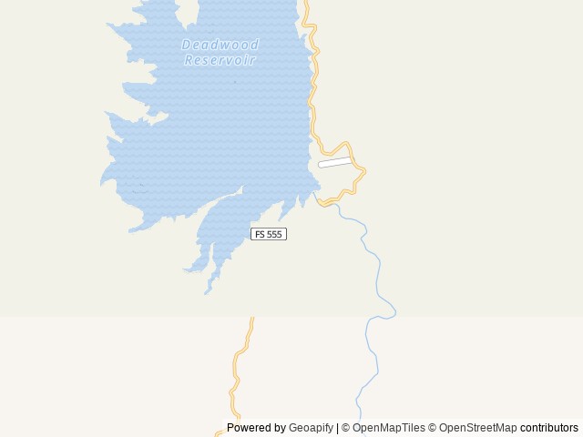 Map of Cozy Cove location at Lowman, ID, United States