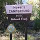 Howers campground sign