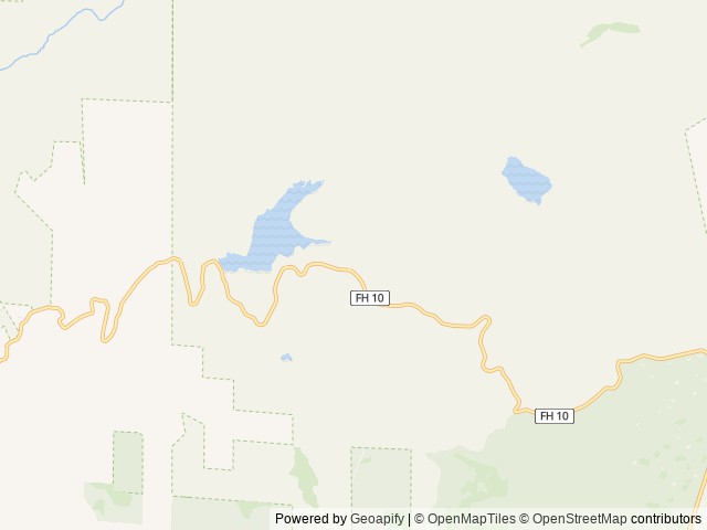 Map of Forbes Creek location at Foresthill, CA, United States