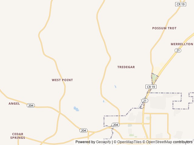 Map for 2025 Retreat 391CLDL near Jacksonville, AL