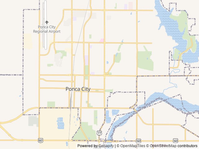 Map for 2022 Gulf Stream RV Kingsport Ultra Lite 248BH near Ponca City, KS