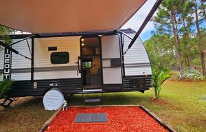 New 2025 RV Stationary. Rural area.