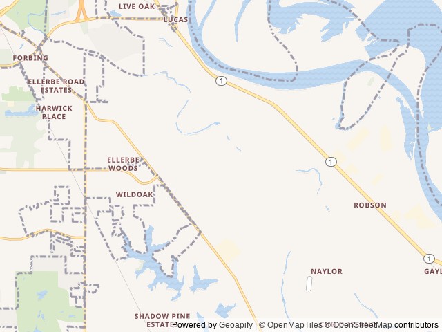 Map for 2024 Midwest Automotive Designs Daycruiser D6 near Shreveport, LA