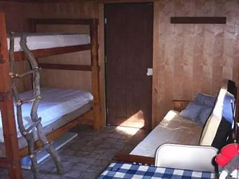 BUCK PARK CABIN - Interior showing bunk beds