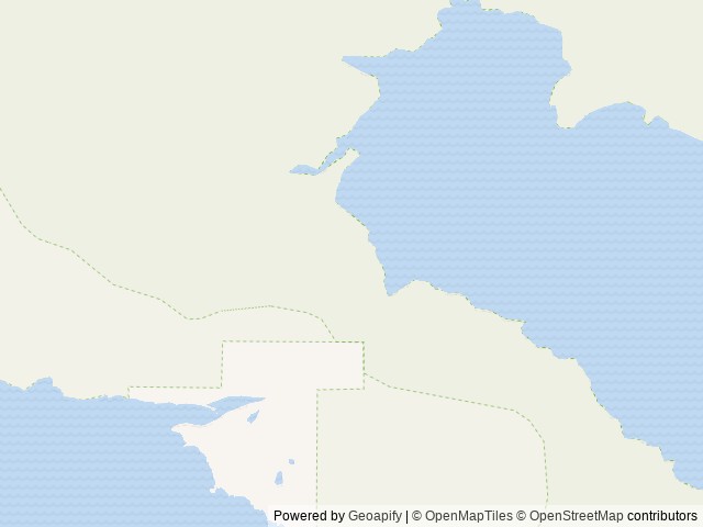 Map of Pigot Bay Cabin location at Girdwood, AK, United States