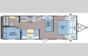 2019 Coleman 274BH Bunkhouse for family & friends
