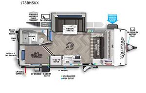 2021 Forest River RV Wildwood FSX 178BHSKX