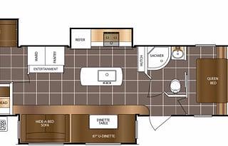 Luxury Lacrosse Camper RV Rental 35'