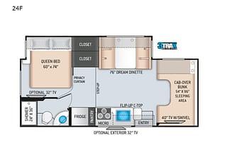 2021 Thor Motor Coach Four Winds 24F