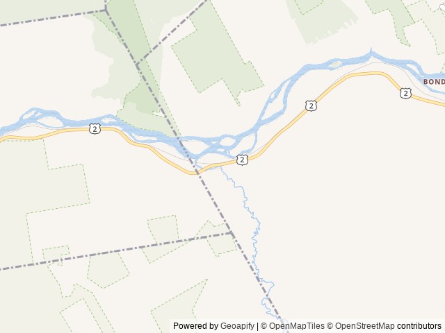 Map of Pleasant River Campground location at West Bethel, ME, United States