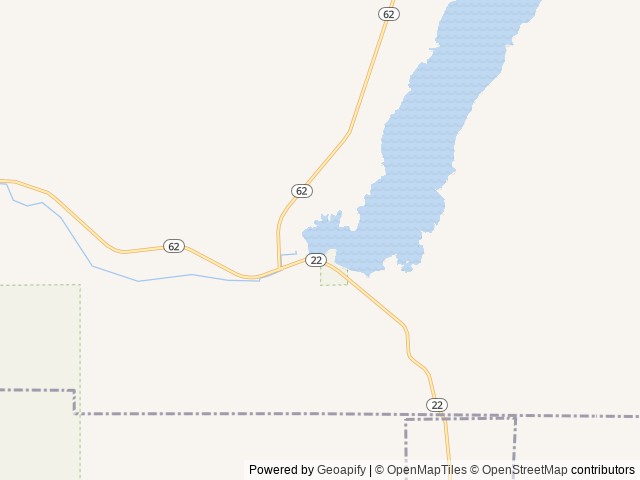 Map of Otter Creek, South Point Recreation Site location at Richfield, UT, United States