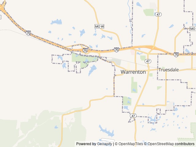 Map for 2023 Jayco North Point 382FLRB near Warrenton, MO